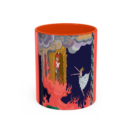 The Firebird's Awakening Colorful Mug (11oz, 15oz) – Ballet Fantasy, Mythic Fire & Art Deco Drama