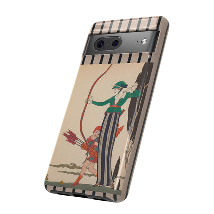 L'Arc Rouge by George Barbier Phone Cases