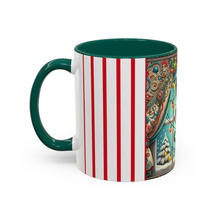 Mischief in Tinselland Colorful Mugs (11oz, 15oz)