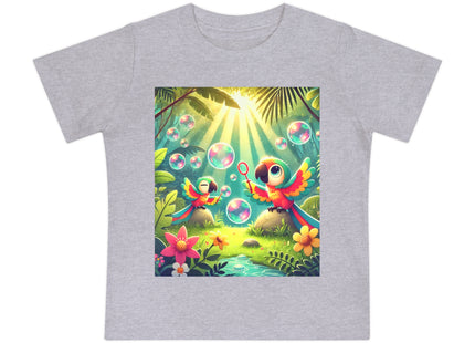 Parrots and Bubbles Baby Short Sleeve T-Shirt