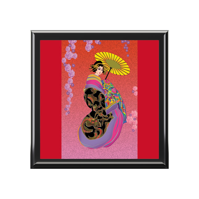 Enchanting Geisha Jewelry Box