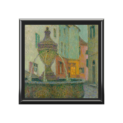 La Fontaine, Saint-Paul De Vence by Henri Le Sidaner Jewelry Box