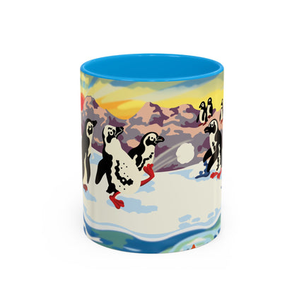 Snowball Shenanigans Colorful Mugs (11oz, 15oz)