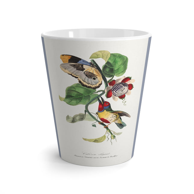 Versicolored Barbet by Paul Gervais Latte Mug