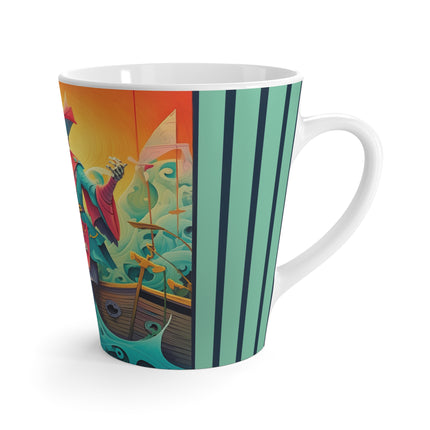 Skeleton Crew of the Misty Seas Latte Mug