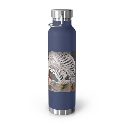 Mitsukuni Defying the Skeleton Spectre by Utagawa Kuniyoshi Copper Vacuum Insulated Bottle, 22oz