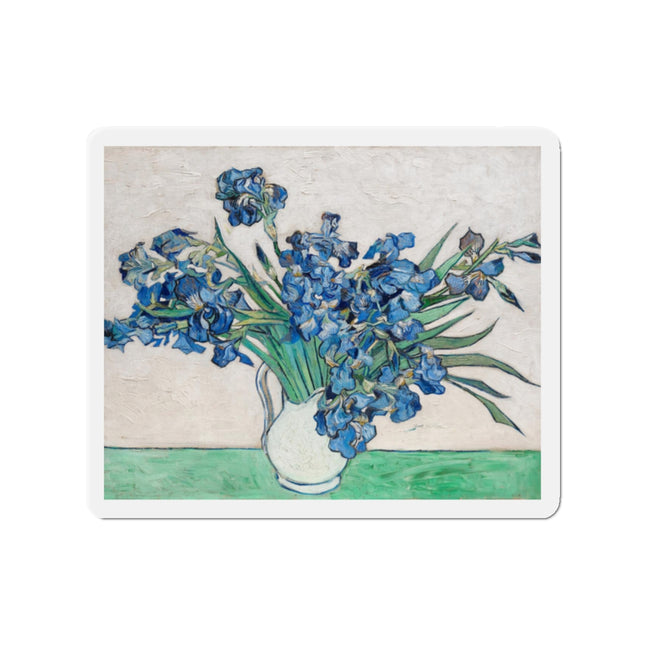 Irises by Vincent Van Gogh Die-Cut Magnets (5 Sizes)
