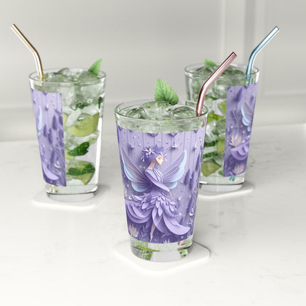 Lavender Fairy Glass, 16oz