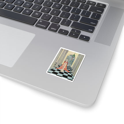 Cadmus Beheld a Female Figure by Virginia Frances Sterrett Kiss-Cut Stickers (4 Sizes)