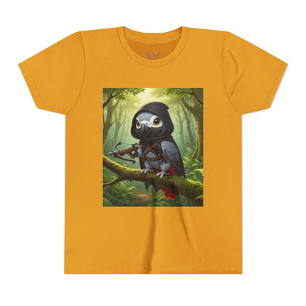The African Grey Sentinel Youth Short Sleeve Tee