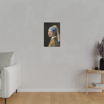 Girl with a Pearl Earring by Johannes Vermeer Matte Canvas, Stretched, 0.75"