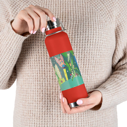 Enchanting Fairies of A Midsummer Night's Dream Copper Vacuum Insulated Bottle, 22oz