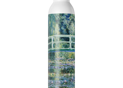 Water Lilies and Japanese Bridge by Claude Monet Slim Water Bottle