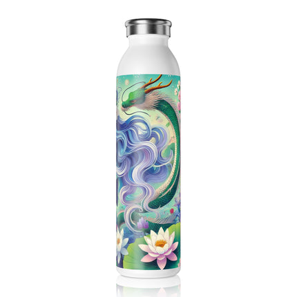 Fairy of the Koi Pond Slim Water Bottle