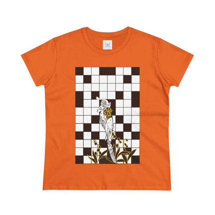The Crossword Women's Midweight Cotton Tee