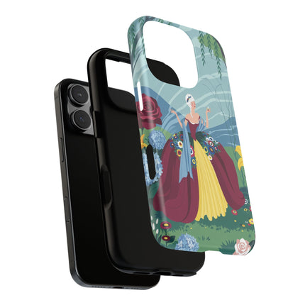 🌹🌿 The Willow Garden Promenade Phone Case – Art Deco Floral Elegance