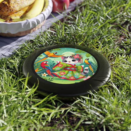 Parrot Dance of the Geisha Kitten Wham-O Frisbee – Tropical Twirls & Vibrant Vibes