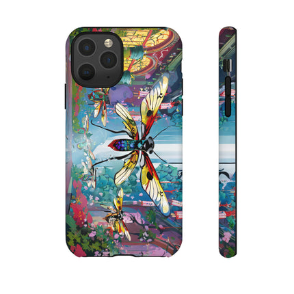 Neon Swarm Phone Cases