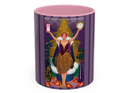 Countdown to Christmas Elegance Colorful Mugs (11oz, 15oz)