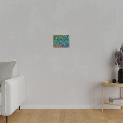 Irises by Vincent Van Gogh Matte Canvas, Stretched, 0.75"