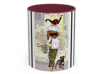 Wrapped in Elegance Colorful Mugs (11oz, 15oz)