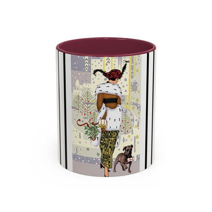 Wrapped in Elegance Colorful Mugs (11oz, 15oz)