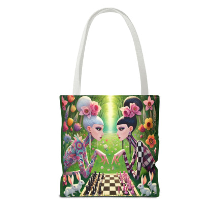 The Spring Gambit: A Fairy’s Move Tote Bag – Whimsical Chess & Spring Magic