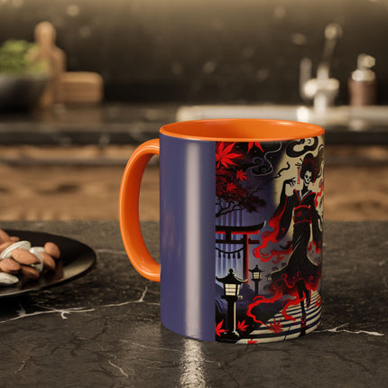 Halloween Sorceress Colorful Mugs (11oz, 15oz)