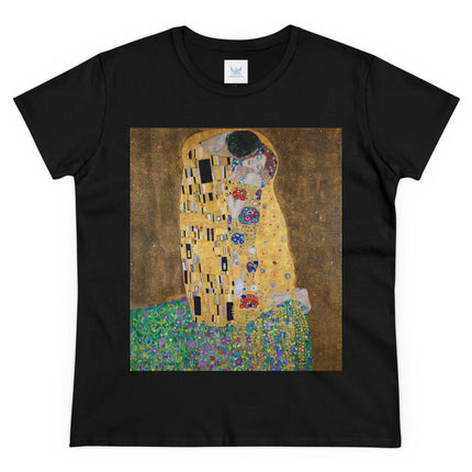 The Kiss by Gustav Klimt Women's Midweight Cotton Tee