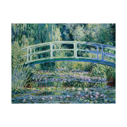 Water Lilies and Japanese Bridge by Claude Monet Matte Horizontal Posters