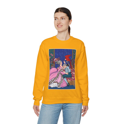 The Jealous Parrot by George Barbier Heavy Blend™ Crewneck Sweatshirt