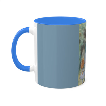 “I growl when I’m pleased, and wag my tail when I’m angry” by Sir John Tenniel Colorful Mugs, 11oz