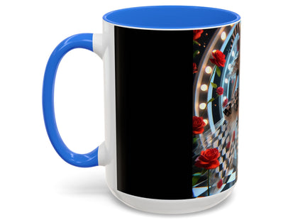 Halloween Witch Through the Mirror Colorful Mugs (11oz, 15oz)