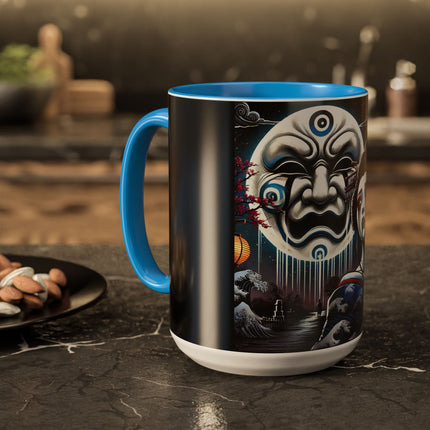 Geisha’s Black Ink Tears Colorful Mugs (11oz, 15oz)