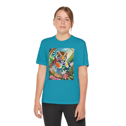 Majestic Tiger Cub Youth Competitor Tee – Courage, Adventure & Fiery Spirit