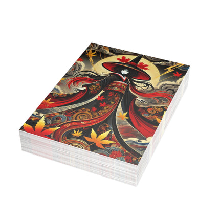 Kabuki Witch Postcards (envelopes included) - Bundles of 10, 30, 50 Pieces