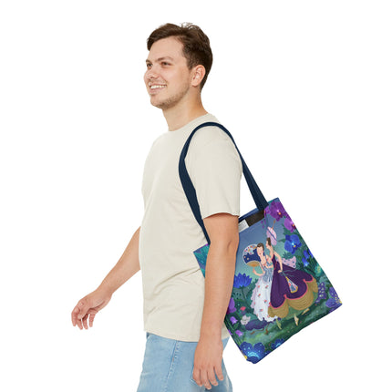 🌸☂️ The Ladies Of The Garden Promenade Tote Bag – Art Deco Floral Elegance