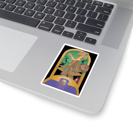 October & Opal, Tourmaline (from the Gem Series) by Sofia Chiostri Kiss-Cut Stickers (4 Sizes)