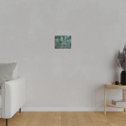 Water Lilies and Japanese Bridge by Claude Monet Matte Canvas, Stretched, 0.75"
