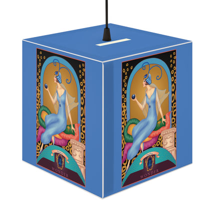September & Sapphire Zodiac Light Cube Lamp