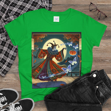 Court Magician with Ghost Butterflies Cotton Tee