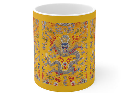 The Imperial 12-Symbol Robe, A Dragon's Regalia Ceramic Mug 11oz