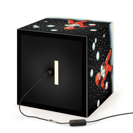 Festive Snowball Light Cube Lamp