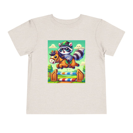 Raccoon Rider Toddler Short Sleeve Tee