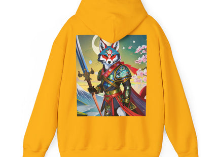 Cyberpunk Samurai Fox – Heavy Blend™ Hooded Sweatshirt