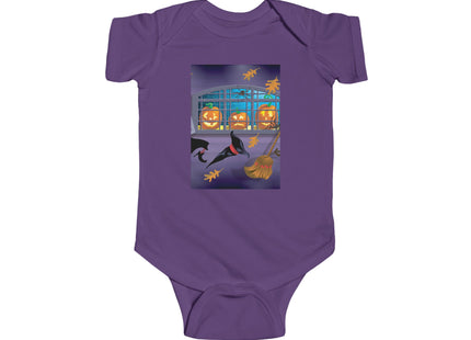 Whimsical Halloween Mischief Infant Fine Jersey Bodysuit