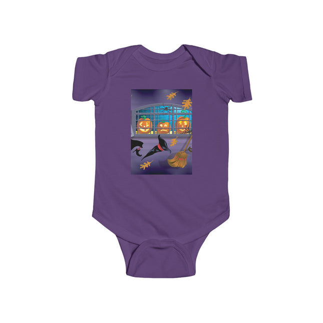 Whimsical Halloween Mischief Infant Fine Jersey Bodysuit