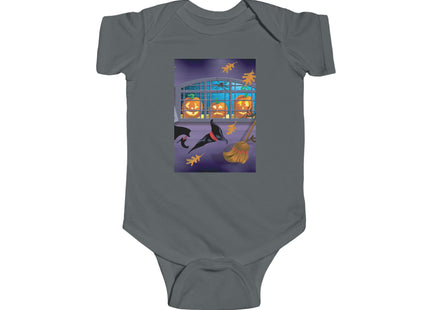 Whimsical Halloween Mischief Infant Fine Jersey Bodysuit