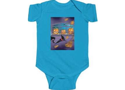 Whimsical Halloween Mischief Infant Fine Jersey Bodysuit