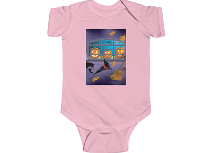 Whimsical Halloween Mischief Infant Fine Jersey Bodysuit